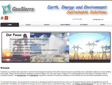 Tablet Screenshot of geosierra.com